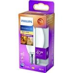 Ampoule LED Philips Classic WarmGlow B35 - Varmvitt - 3.4 W - E14-fattning