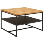 SOFFBORD i trä, metall, trämaterial 70/70/44 cm 