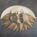 Tlily - Soleil et Lune Sculpture Murale IcôNes CéLestes de L'Astronomie Jardin DéCor ExtéRieur Capteur de Soleil Vintage DéCor à la Ornement