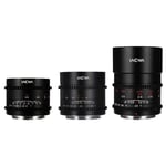 Laowa Cine Prime 3 Lens set (10mm, 17mm, 50mm) for Micro Four Thirds