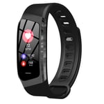 ZHYF Smart Bracelet,Smart Band Blood Pressure Watch Thin Smart Bracelet With Heart Rate Sleep Monitor Fitness Tracker,All Black