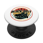 Black Belt Table Tennis Ping Pong Player Saying PopSockets Swappable PopGrip