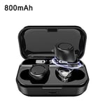 OIUYT TWS 5.0 Bluetooth Earphone 4000mAh LED Display Wireless Bluetooth Headphones IPX7 Waterproof Earbuds Stereo Headsets With Mic (Color : 800mAh)