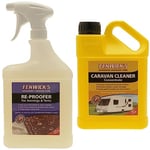Fenwicks 1813C Awning and Tent Reprooofer, 1 Liter & Caravan Cleaner - Yellow, 1 Litres