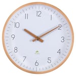 Alba Horloge murale Madera en bois - Diamètre 30 cm Blanc