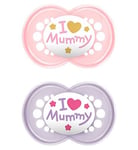 MAM Original Style Soother 16+M Pink Mummy 2S