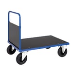 Flakvagn Blå 1200x800mm 500kg 1 gavel