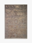 Gooch Luxury Distressed Medallion Rug, L230 x W160 cm, Camel Gold