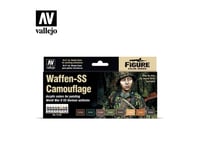 VALLEJO PAINTS MODEL COLOR - WAFFEN-SS CAMOUFLAGE (8 X 17ML BOTTLES) - 70.180