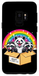 Galaxy S9 Adopt a Street Cat Funny Team Trash Raccoon Opossum Skunk Case