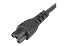 StarTech.com 1 m brittisk strömkabel för bärbara datorer, BS 1363 till C5 (Clover Leaf), 2,5 A 250 V, 18AWG, brittisk ersättningsnätsladd för bärbara datorer, nätsladd för skrivare, laddarkabel för bärbara datorer