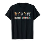 Bartender Mixology Expert Cocktail Mix Lover Christmas Drink T-Shirt