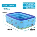 XCLWL paddling pool Rectangular Inflatable Swimming Thicken Suitable for outdoor indoor adult Baby outdoor flower backyard summer water party