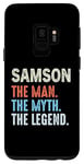 Galaxy S9 Samson The Legend Name Personalized Cute Idea Men Vintage Case