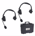 CAME-TV WAERO Duplex Digital trådlöst hopfällbart headset med Hardcase 2-pack
