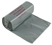 Polynova Nissen Sanitetspåse plast grå 100 st/rulle