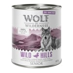 Wolf of Wilderness Senior Free Range 6 x 800 g - Senior Wild Hills - Free Range Duck & Veal