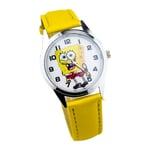 Barn Spongebob Squarepants Klockor Kvarts Armbandsur Analog Klocka Barn Pojkar Flickor Cartoon Festpresenter [LGL] B