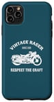 Coque pour iPhone 11 Pro Max Since 1960 Vintage Racer – Moto motard 1960