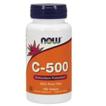 NOW Foods - Vitamin C-500 with Rose Hips Variationer 100 tablets