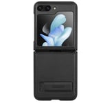 Nillkin Qin Vegaaninen Nahka Kuori Samsung Galaxy Z Flip 5 - Musta