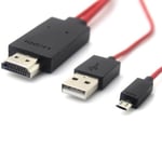 MHL Micro USB to HDMI TV Adapter Cable for Samsung Galaxy S4 i9500, S3 i9300