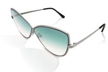 Tom Ford Women's  Sunglasses FT0569 Elise 16W Silver/Blue Gradient