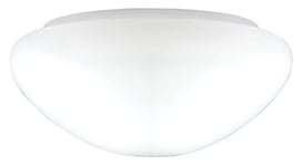 Westinghouse 8704640 Matte mushroom opal shade Blanc verre, Verre de remplacement pour ventilateur de plafond Westinghouse 72152