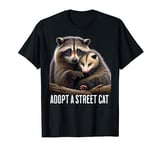 Adopt A Street Cat Shirt Funny Opossum Raccoon Skunk Vintage T-Shirt