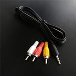Miwaimao 1.5M 3.5mm Jack Plug Male to 3 RCA Adapter 3.5 to RCA Male Audio Video AV Cable Wire Cord