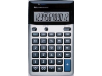 Texas Instruments TI-5018 SV, Skrivbord, Grundläggande, 12 siffror, 1 linjer, Svart, Silver