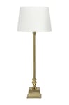 PR Home Linné bordslampa Guld/vit skärm 80 cm