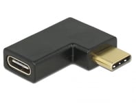 DELOCK – Adapter SuperSpeed USB 10 Gbps (USB 3.1 Gen 2) Type-C™ male > female angled left/right (65915)