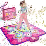 Bästsäljande elektronisk dansmatta för barn, prinsessdansmatta fotpedal spelmatta musikfilt, 7 lägen, flicka pojkleksak