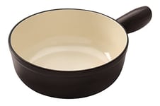 KUHN RIKON 32209 Fondue pot induction cast iron 24cm in black, 33 x 24 x 9.5 cm