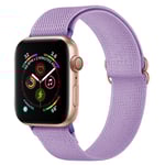 Apple Watch Series 1-3 42mm Armband i resår, Lila
