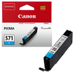 Canon CLI-571C Cyan Ink Cartridge for Pixma MG5750 MG5751 MG5752 MG5753