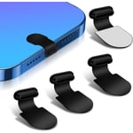 4-pack Silikon Dammpluggar med Avtagbar Lim, Kompatibel med