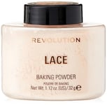 Revolution Beauty London, Loose Baking Powder, Prolongs Makeup Wear, Setting Lace, For Light Skin tones, 32g