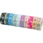 Washitejp Mönster bredd 15 mm x 10 m 10-pack
