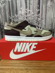 nike dunk low scrap men’s size uk 8  eu 42.5 us 9 dh7450-100 light stone