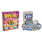 Drumond Park T73478 Dig In, Family Board Games for 2-4 Players, 3 in 1 Tabletop Games & LOGO Best of Kids Board Game, Board Game for Kids, Family Kids Board Game