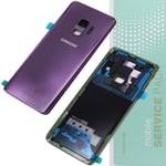 Battery Cover For Samsung Galaxy S9 G960 Replacement Service Pack Case Purple UK