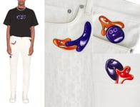 Dior Homme X Kenny Scharf Deadstock Jeans Limited Hypnotic Pants