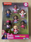 Fisher Price Little People Barbie You Can Be Anything 7 Doll Action Figures Pack