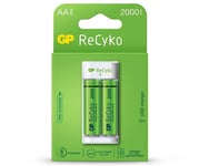 Gp Batteries B51214, Nickel-Metallhydrid (Nimh), Aa, Aaa, 2 Styck, Batterier Medföljer