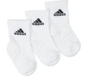 Cushioned S Crew 3-pack MR strumpor Barn WHITE/BLACK 25-27