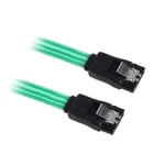 BitFenix Alchemy Premium Modding Series Multisleeved Cable - Câble SATA - Serial ATA 150/300/600 - SATA (F) pour SATA (F) - 30 cm - moulé - vert