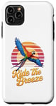Coque pour iPhone 11 Pro Max T-shirt « Soar the Breeze » Motif perroquet tropical