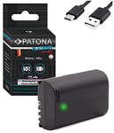 PATONA Batterie LP-E6NH USB (1361 Platinum / 24000mAh) avec entrée USB directe (USB-C)